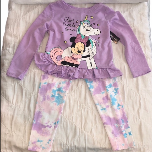 Disney Little Girls BestFriends Minnie Legging Set - Picture 13 of 13